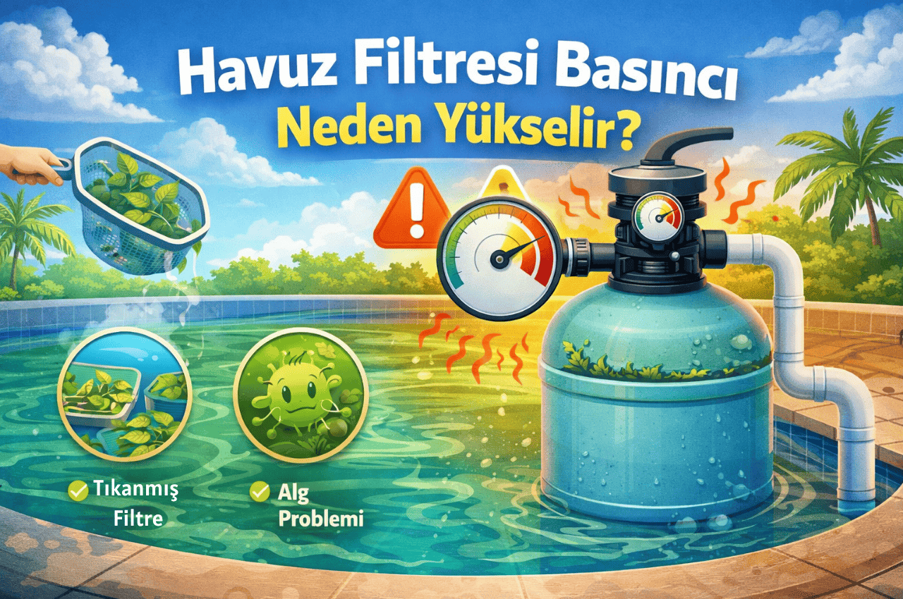 Havuz Filtresi Basıncı Neden Yükselir?