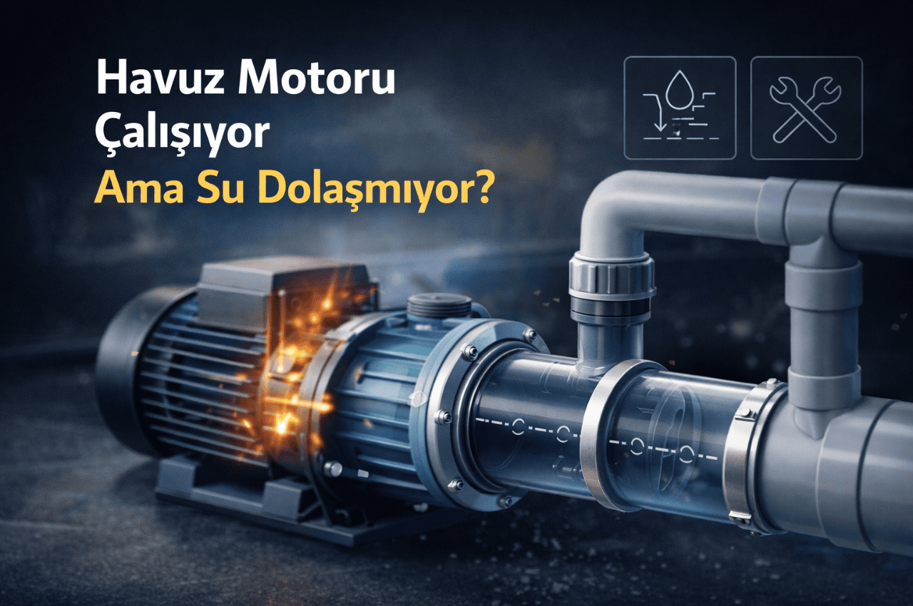 Havuz Motoru Çalışıyor Ama Su Dolaşmıyor?
