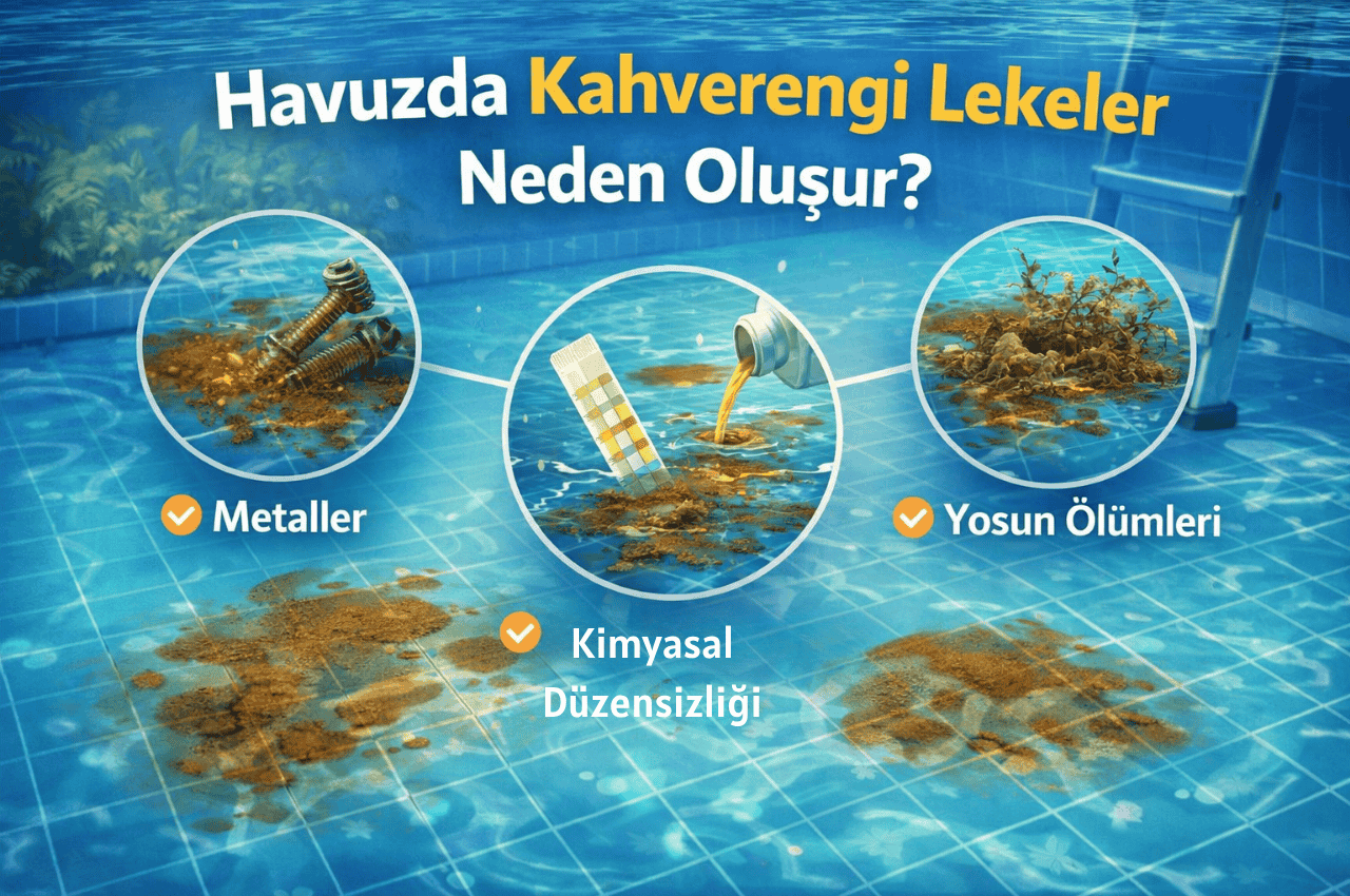 Havuzda Kahverengi Lekeler Neden Oluşur?