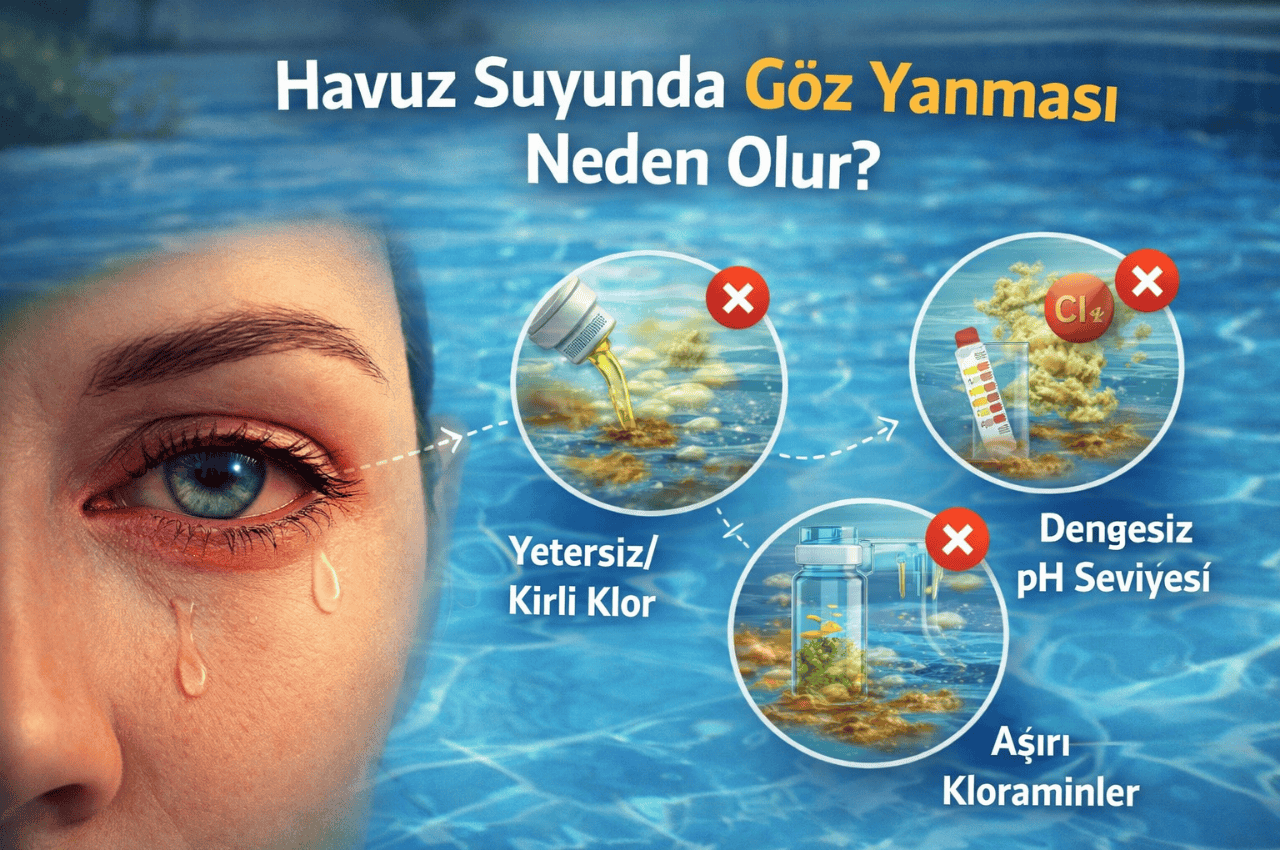 Havuz Suyunda Göz Yanması Neden Olur?
