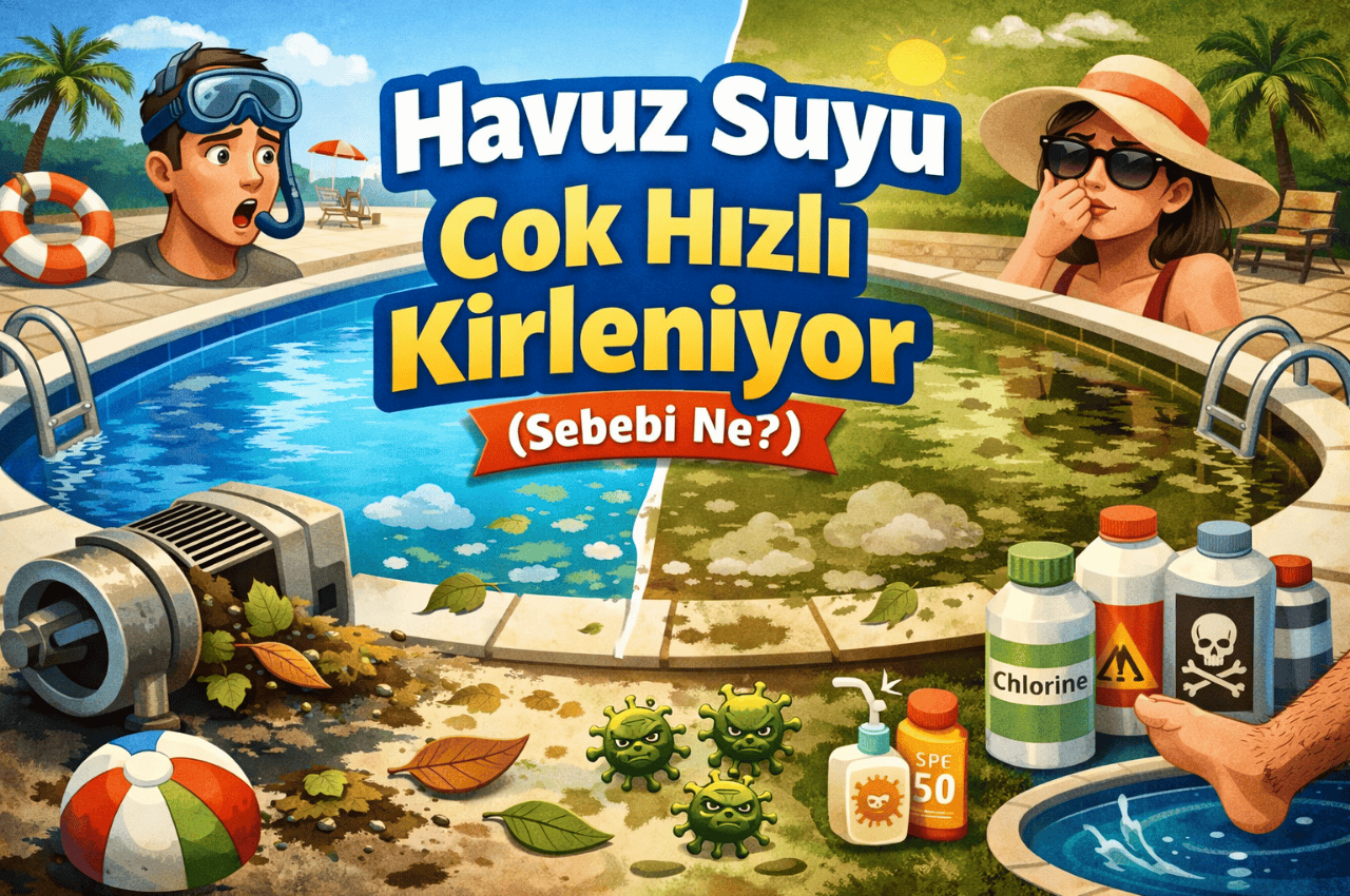 Havuz Suyu Çok Hızlı Kirleniyor (Sebebi Ne?)