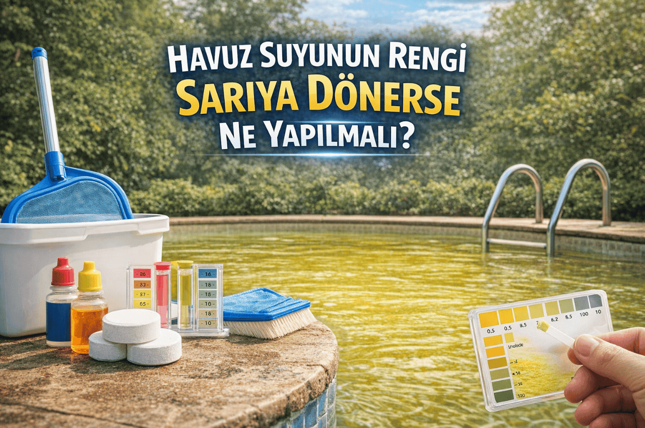 Havuz Suyunun Rengi Sarıya Dönerse Ne Yapılmalı?