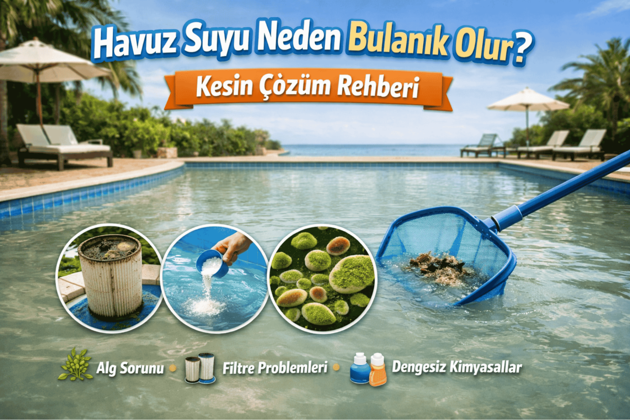 Havuz Suyu Neden Bulanık Olur? Kesin Çözüm Rehberi