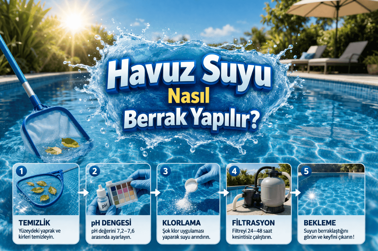 Havuz Suyu Nasıl Berrak Yapılır?