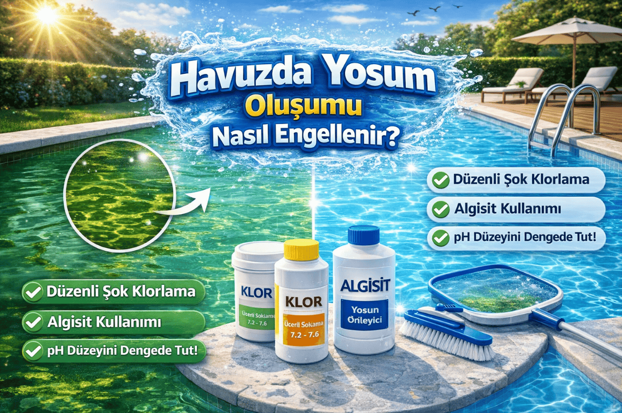 Havuzda Yosun Oluşumu Nasıl Engellenir?