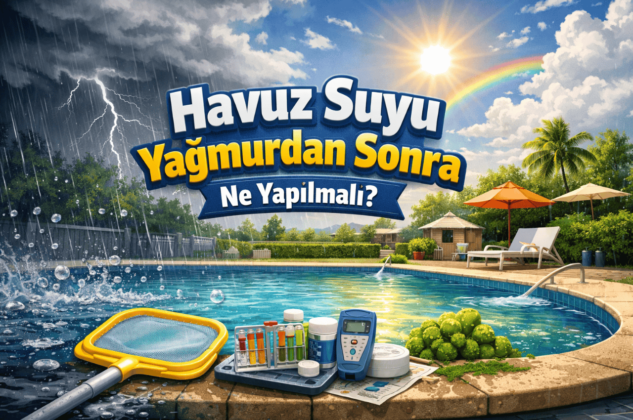 Havuz Suyu Yağmurdan Sonra Ne Yapılmalı?