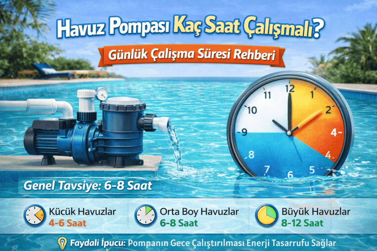 Havuz Pompası Kaç Saat Çalışmalı? 