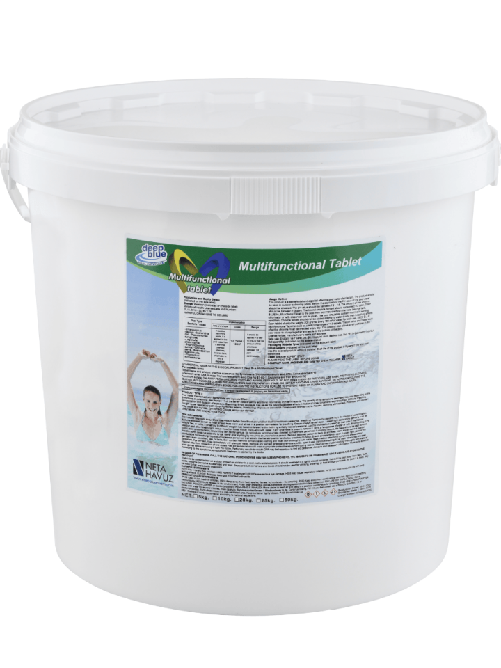 Deep Blue Üçü Bir Arada Multi Tablet %90 Klor