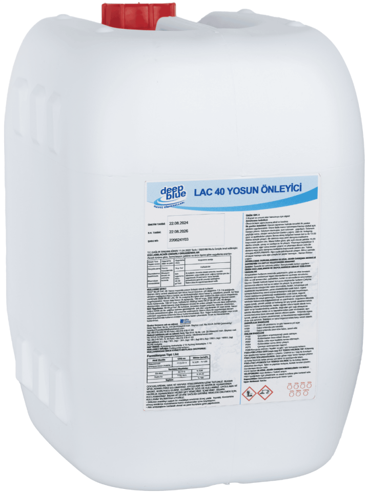 Deep Blue Havuz Yosun Önleyici Sıvı Konsantre