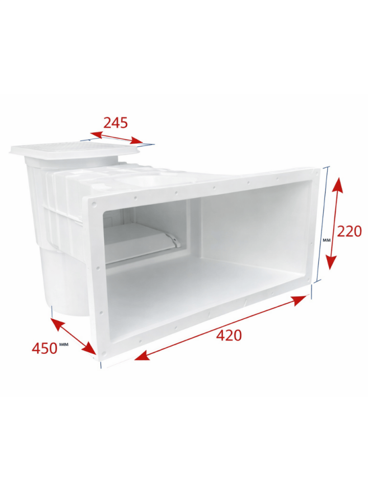 Waterfun Eco Seri Beton Skimmer Geniş Ağızlı